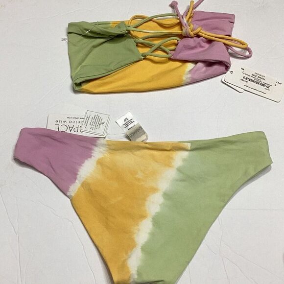 New. L*SPACE tie dye sunburst bikini. Small. Retails $187 - Picture 12 of 12